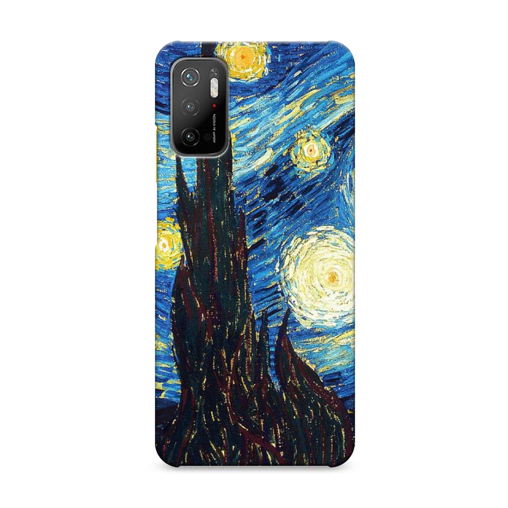 

Пластиковый чехол "Ван Гог Звездная ночь" на Xiaomi Poco M3 Pro, 311020-7