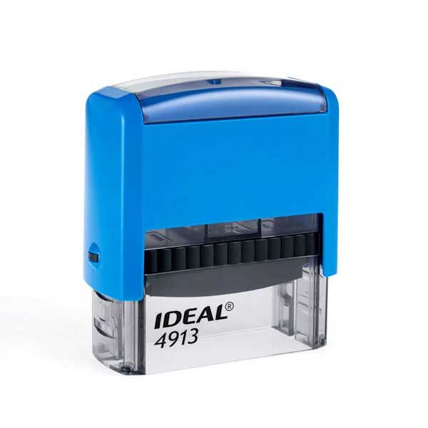 

Оснастка для штампа Trodat 4913 IDEAL, 125424, 58х22мм, синяя, Синий, 4913
