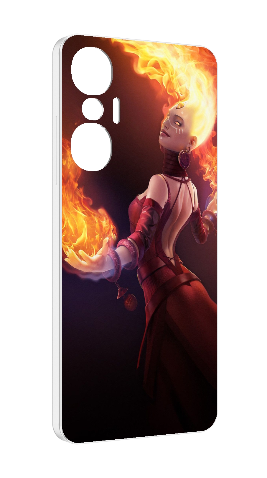 

Чехол MyPads dota 2 Lina для Infinix Hot 20S противоударный, Tocco