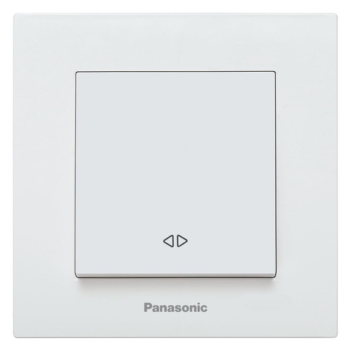 фото Переключатель panasonic karre plus скрыт. 1кл. ip20 белый (упак.:1шт) (wktc00052wh-ru)