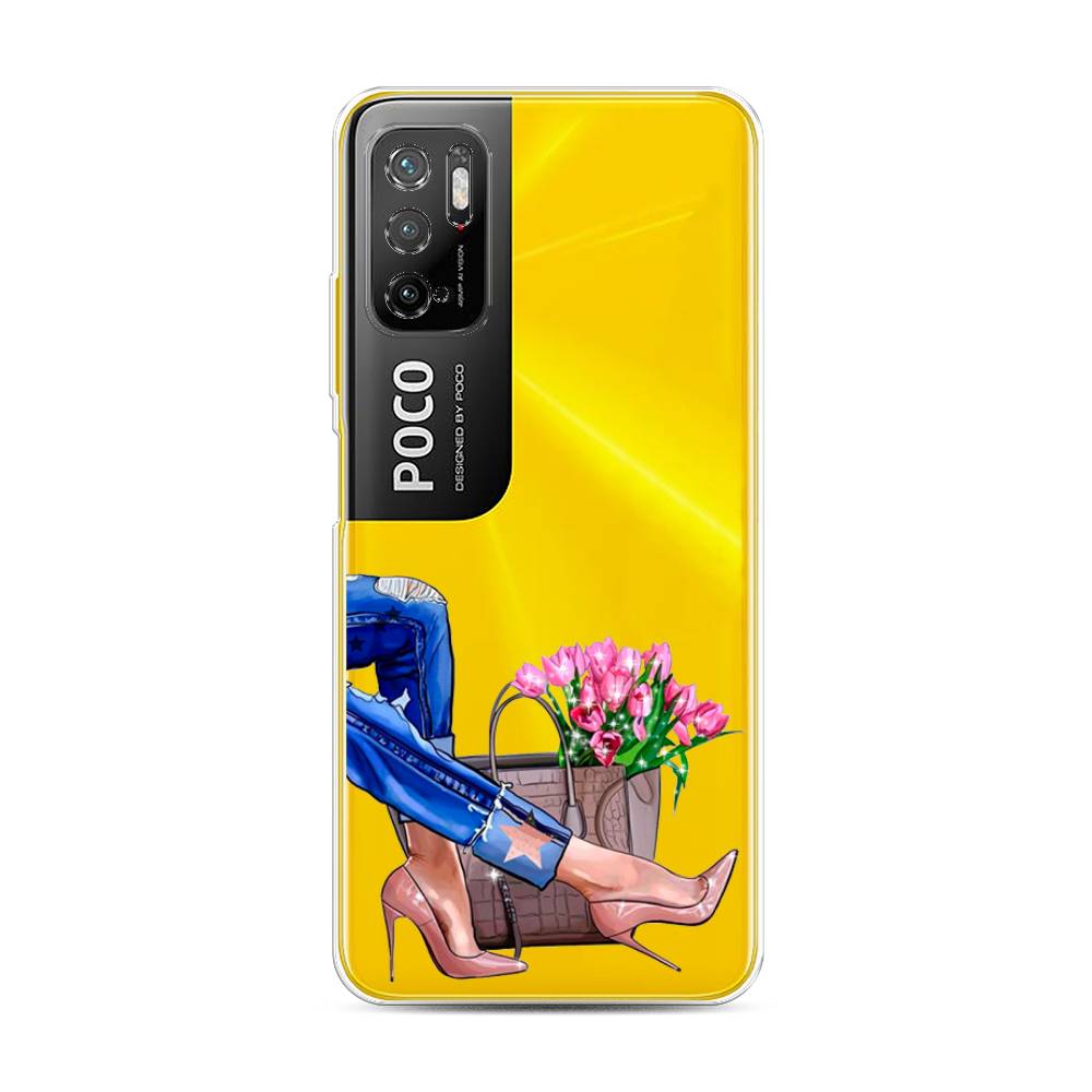

Чехол Awog на Poco M3 Pro "Каблучки", Разноцветный, 311050-7