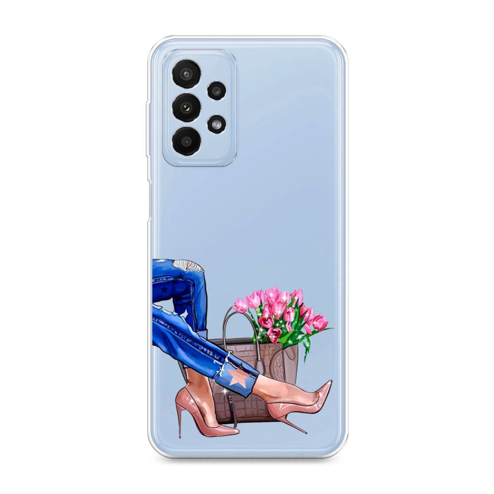 

Чехол Awog на Samsung Galaxy A23 / Самсунг A23 "Каблучки", Разноцветный, 2105050-7
