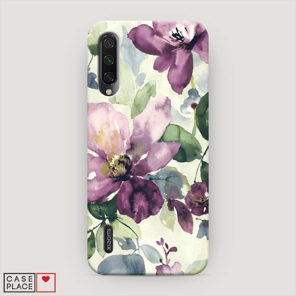 

Пластиковый чехол "Сиреневые цветы-акварель" на Xiaomi Mi CC9E, 35920-7