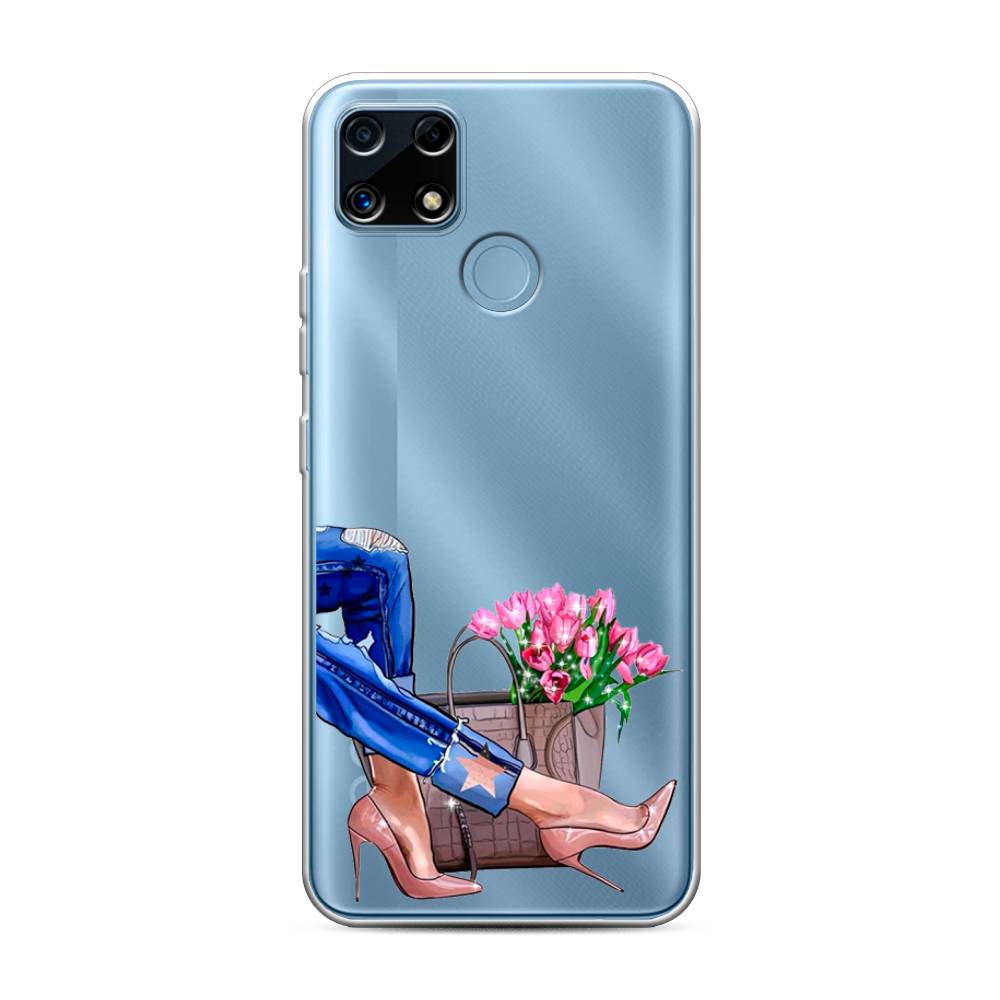 

Чехол Awog на Realme C25 "Каблучки", Разноцветный, 256950-7