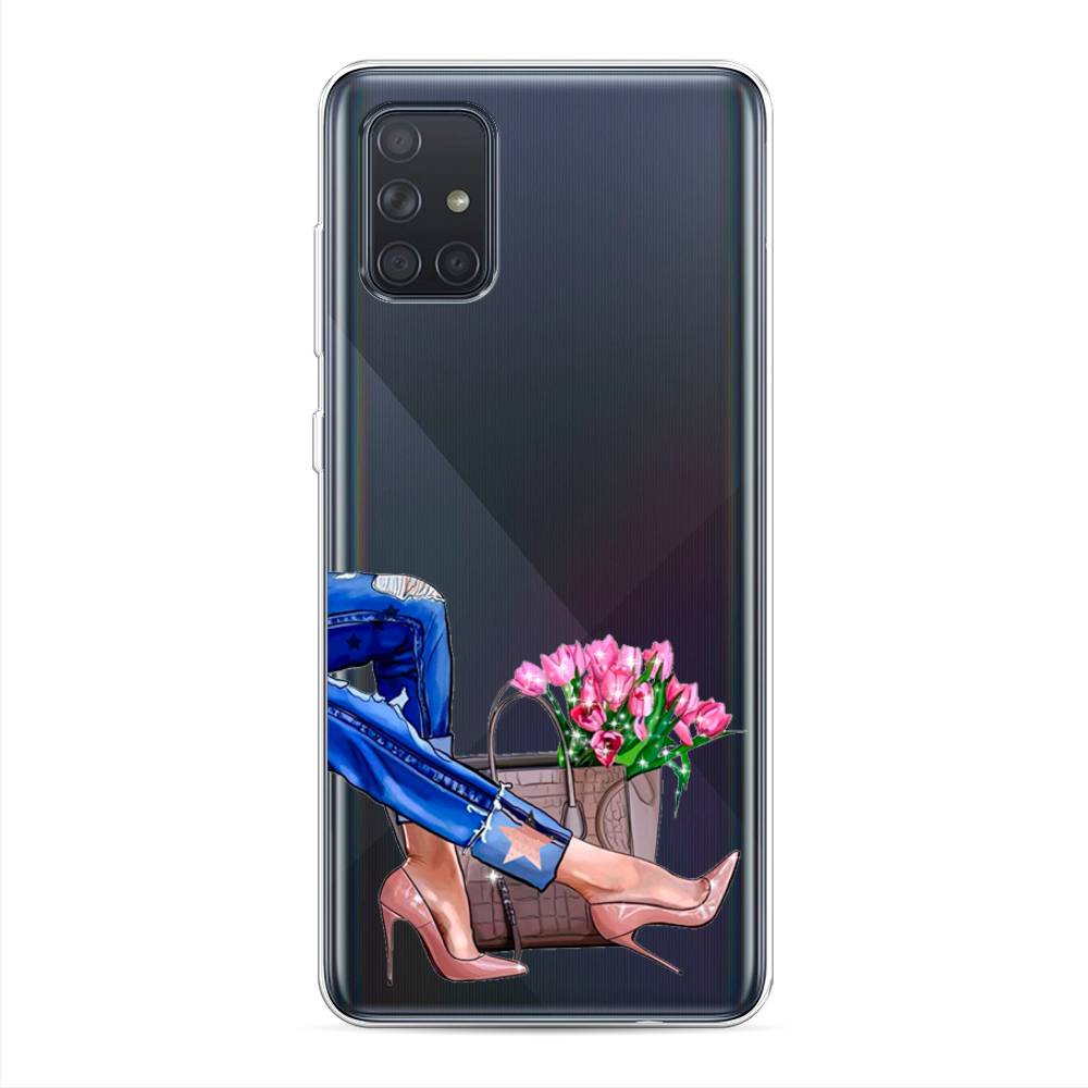 

Чехол Awog на Samsung Galaxy A71 "Каблучки", Разноцветный, 29050-7