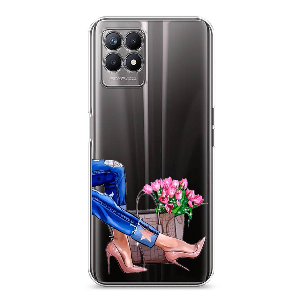 

Чехол Awog на Realme 8i "Каблучки", Разноцветный, 257350-7