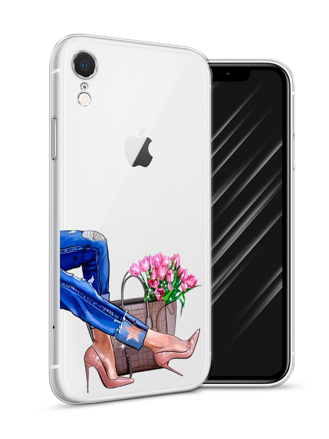 

Чехол Awog на Apple iPhone XR (10R) / Айфон XR (10R) "Каблучки", Разноцветный, 12050-7