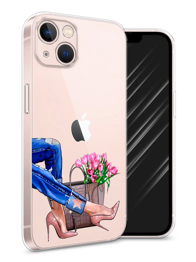

Чехол Awog на Apple iPhone 13 / Айфон 13 "Каблучки", Разноцветный, 14250-7