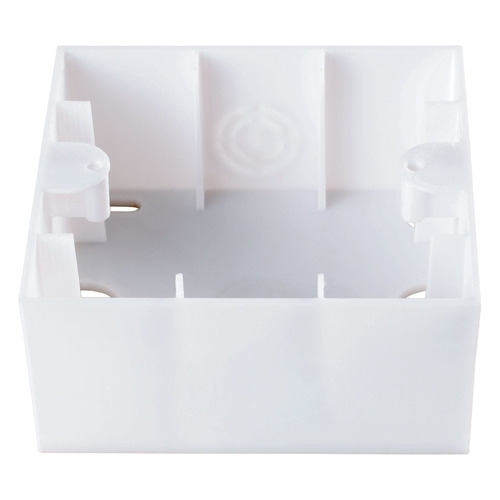 Коробка Panasonic Karre Plus (WKTC07919WH-RU) одинарная 1x пластик белый (упак.:1шт) рамка panasonic karre plus wktf08162dg ru 6x вертикальный монтаж пластик дымчатый упак 1шт