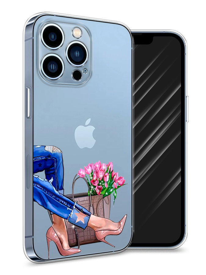 

Чехол Awog на Apple iPhone 13 Pro / Айфон 13 Pro "Каблучки", Разноцветный, 14350-7