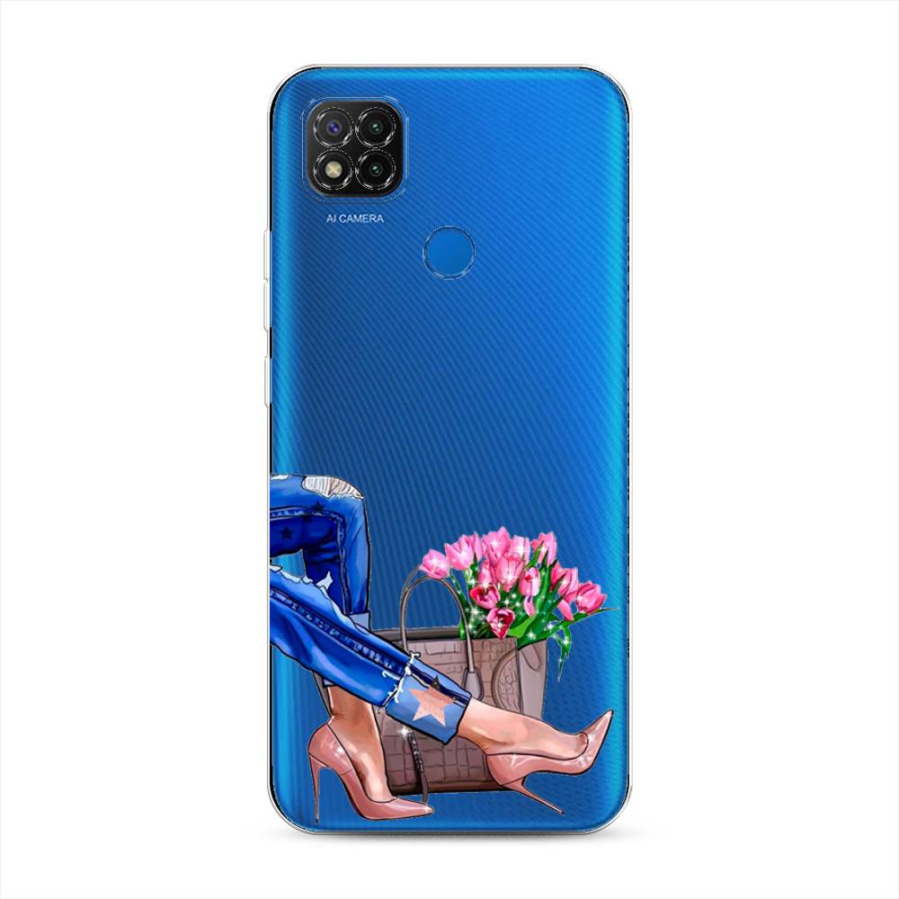 

Чехол Awog на Xiaomi Redmi 9C "Каблучки", Разноцветный, 39050-7