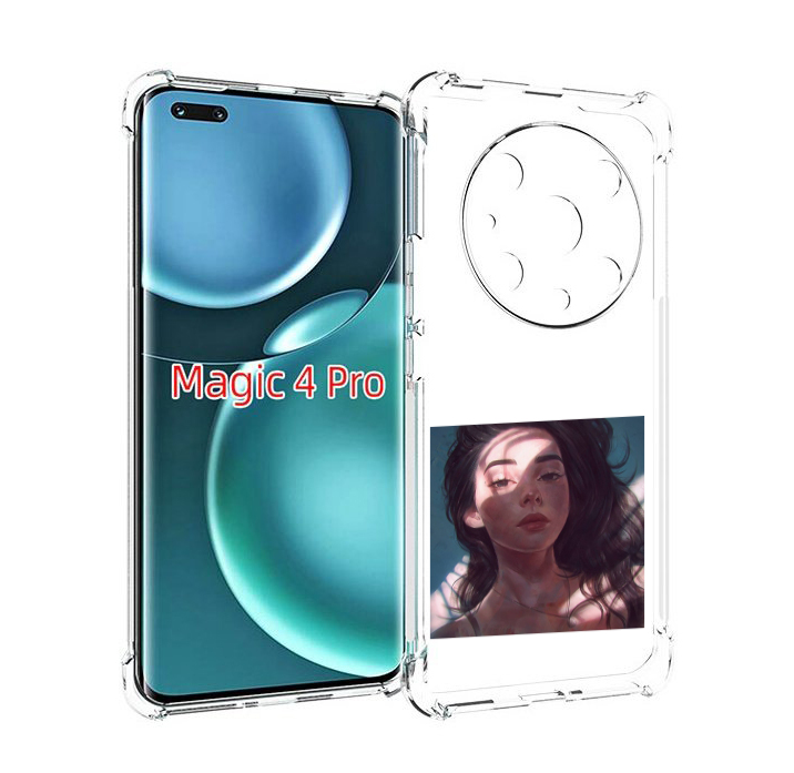 

Чехол MyPads девушка-в-лучах женский для Honor Magic4 Pro, Прозрачный, Tocco