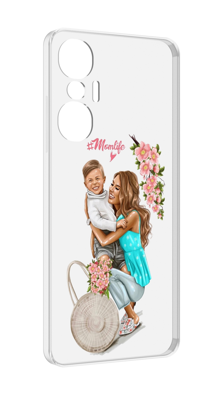 

Чехол MyPads Momlife для Infinix Hot 20S противоударный, Tocco