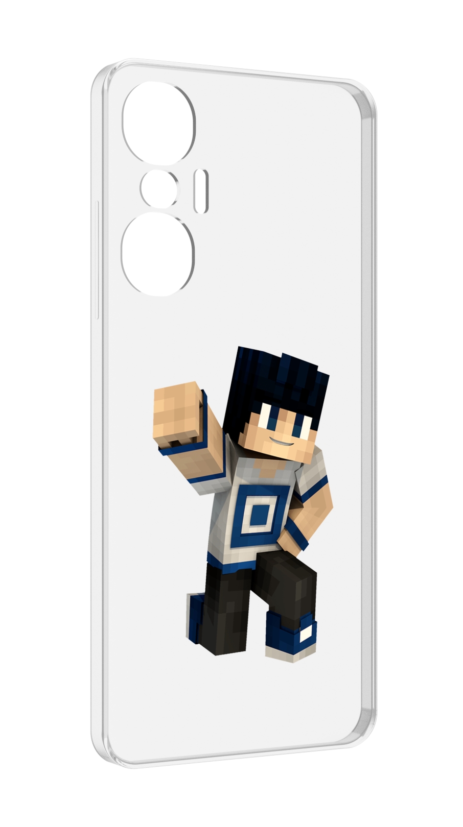 

Чехол MyPads Minecraft-1 для Infinix Hot 20S противоударный, Tocco