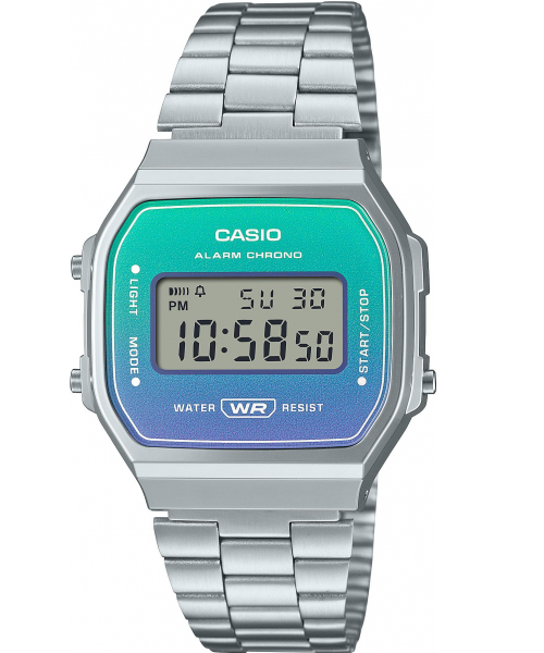 

Наручные часы унисекс Casio A168WER-2A серебристые, A168WER-2A