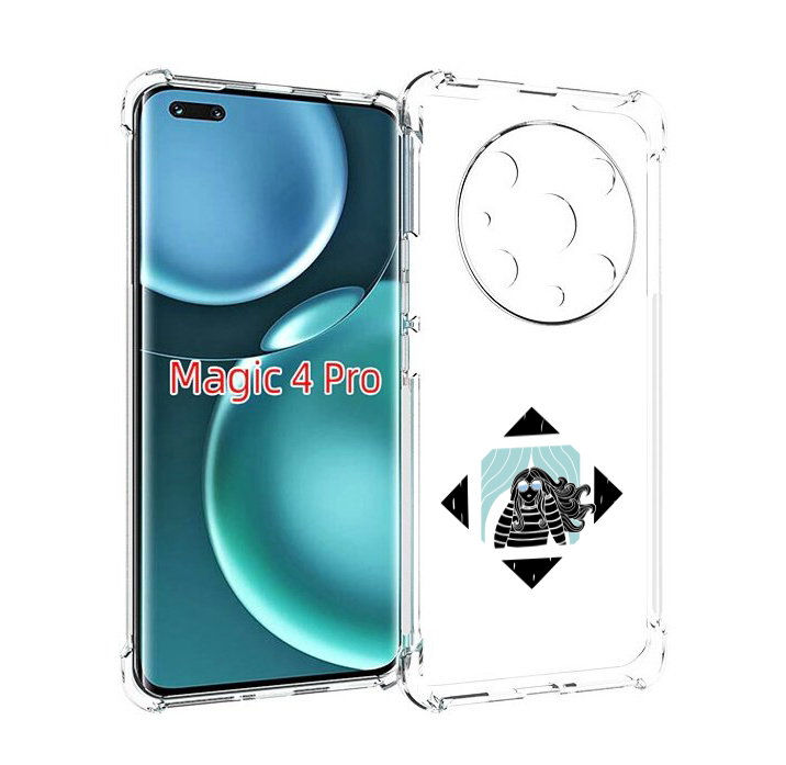 

Чехол MyPads девушка-в-квадратике для Honor Magic4 Pro, Прозрачный, Tocco