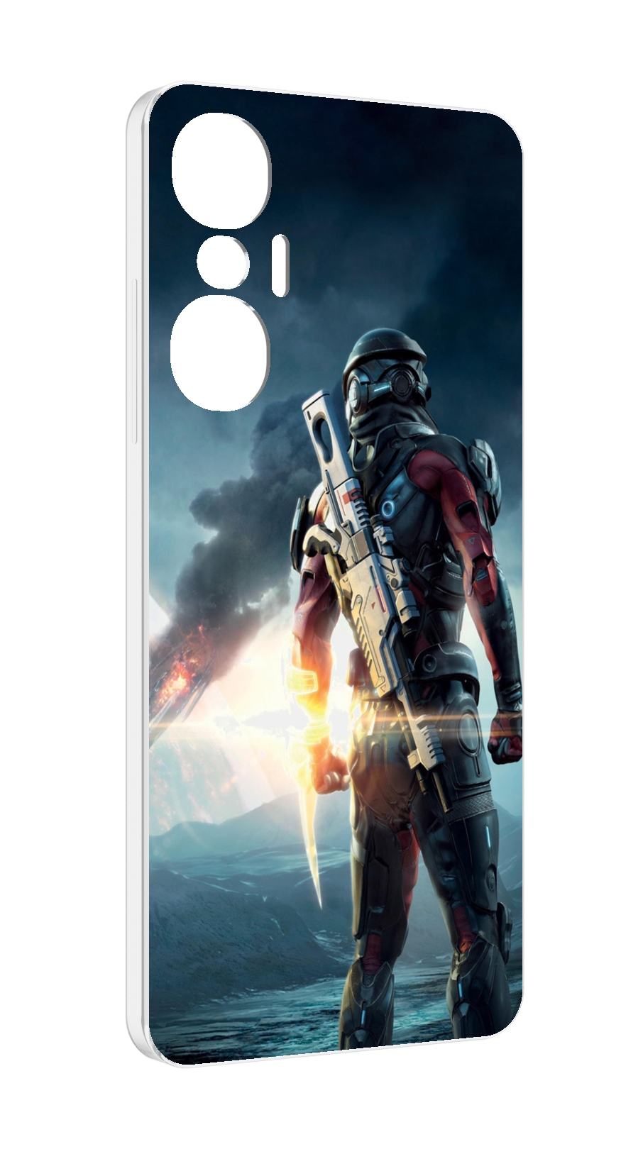 

Чехол MyPads Mass Effect Andromeda Ryder для Infinix Hot 20S противоударный, Tocco
