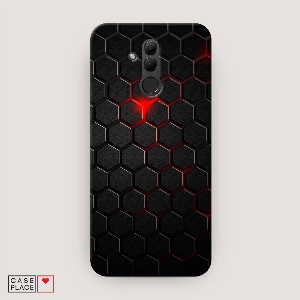 

Чехол Awog "Фон соты красные" для Huawei Mate 20 Lite, 66620-2