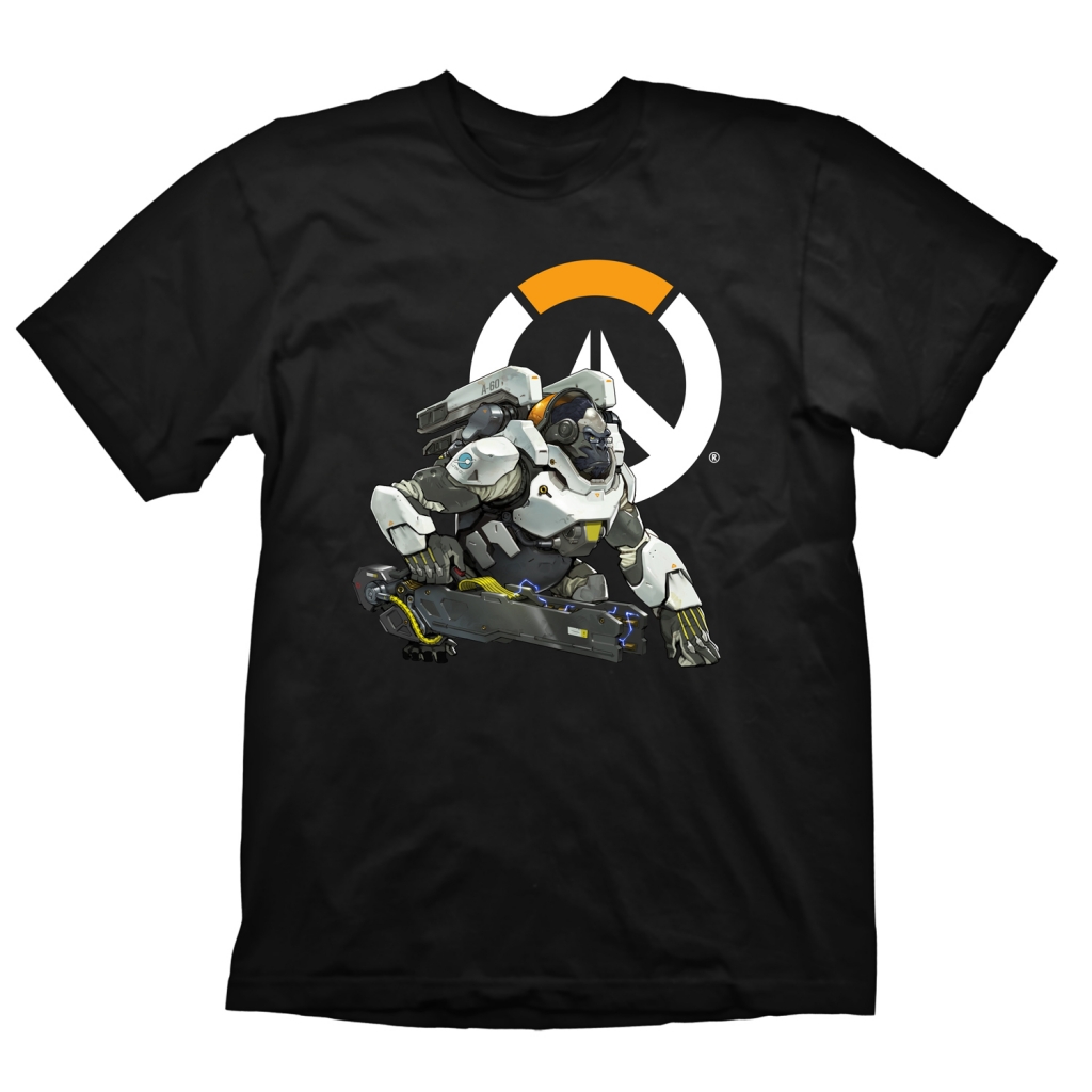 

Футболка мужская Gaya Entertainment Overwatch Winston Logo черная S, Overwatch Winston Logo