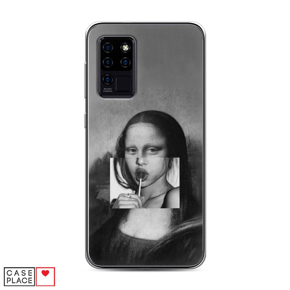 

Чехол Awog на BQ 6430L Aurora / BQ 6430L Аврора "Mona Lisa sucking lollipop", Разноцветный, 201550-9