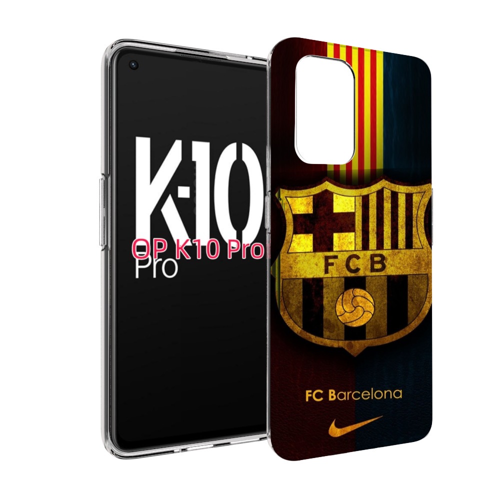 

Чехол MyPads фк барселона мужской для OPPO K10 Pro, Прозрачный, Tocco