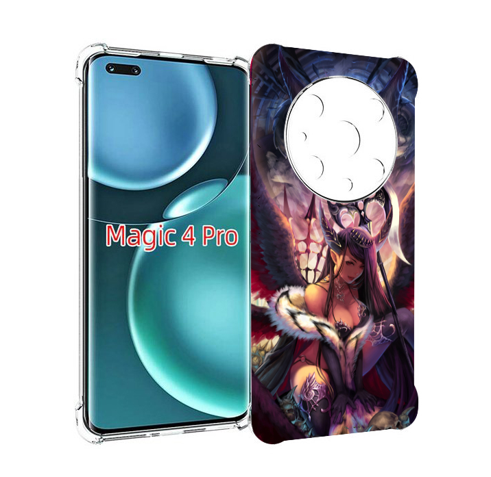 

Чехол MyPads девушка с демоном на фоне женский для Honor Magic4 Pro, Прозрачный, Tocco