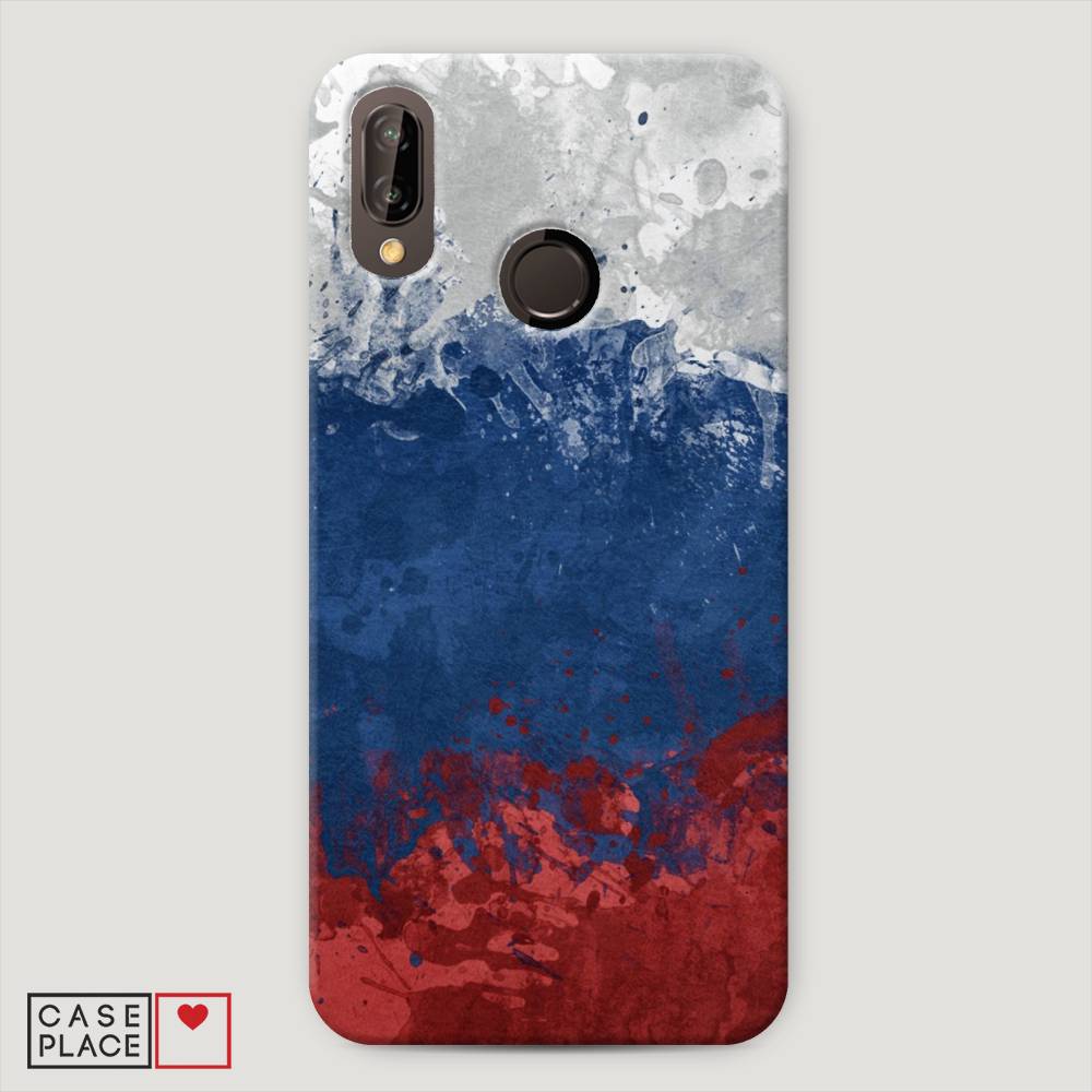 

Чехол Awog "Флаг России неровный" для Huawei P20 Lite, 64420-4