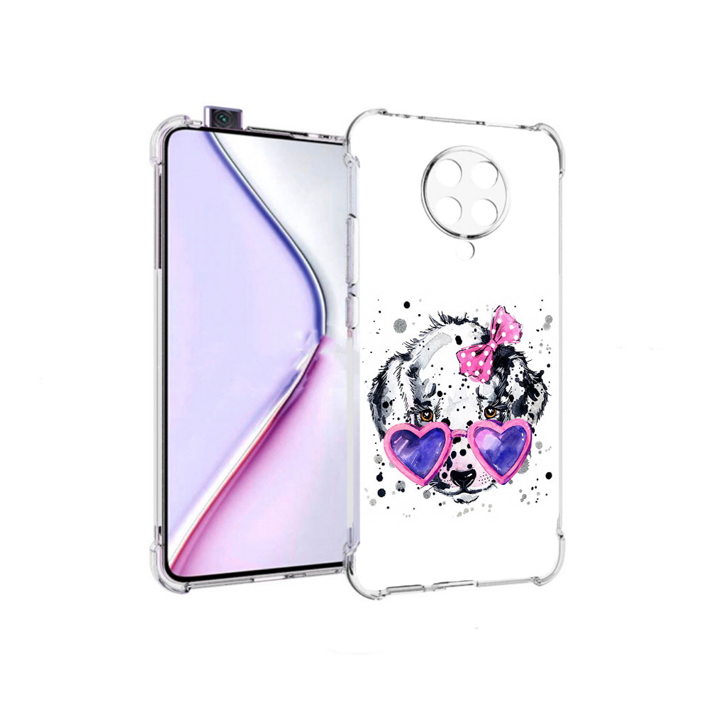 

Чехол MyPads долматинец в очках для Xiaomi Redmi K30 Pro Zoom 8/256GB/Redmi K30 Pro, Прозрачный, Tocco