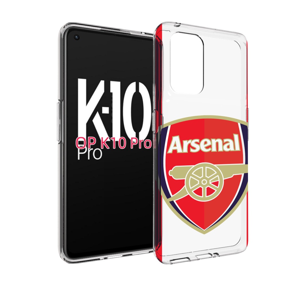 

Чехол MyPads фк арсенал лондон мужской для OPPO K10 Pro, Прозрачный, Tocco
