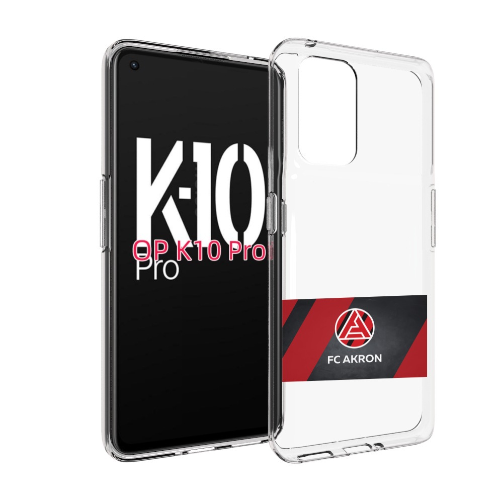 

Чехол MyPads фк акрон тольятти мужской для OPPO K10 Pro, Прозрачный, Tocco