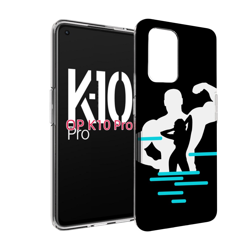 

Чехол MyPads фитнес-тренировка для OPPO K10 Pro, Прозрачный, Tocco