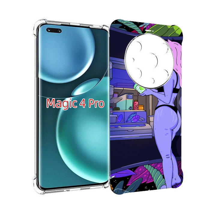 

Чехол MyPads девушка любит покушать женский для Honor Magic4 Pro, Прозрачный, Tocco
