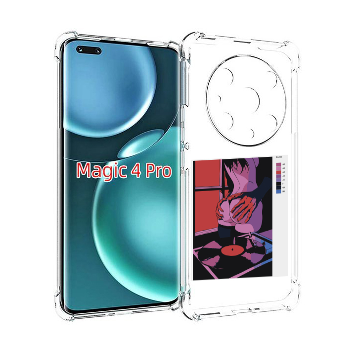 

Чехол MyPads девушка красивая сзади женский для Honor Magic4 Pro, Прозрачный, Tocco