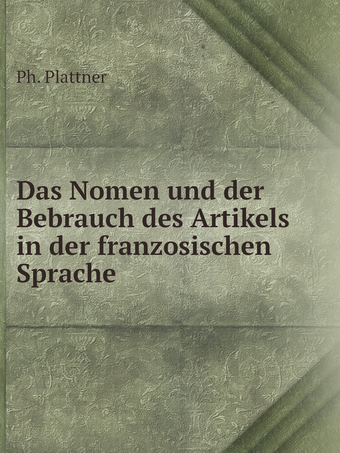 

Das Nomen und der Bebrauch des Artikels in der franzosischen Sprache