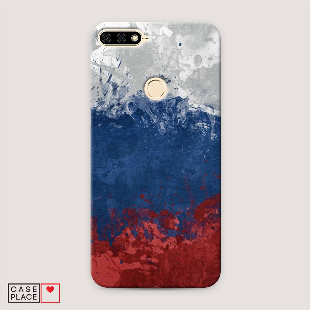 

Чехол Awog "Флаг России неровный" для Honor 7A Pro, 65420-4