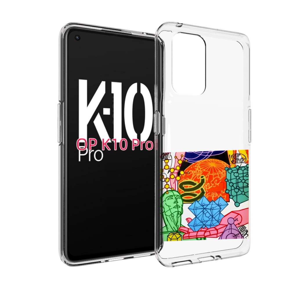 

Чехол MyPads физика-химия для OPPO K10 Pro, Прозрачный, Tocco
