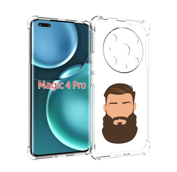 

Чехол MyPads густая-борода для Honor Magic4 Pro, Прозрачный, Tocco