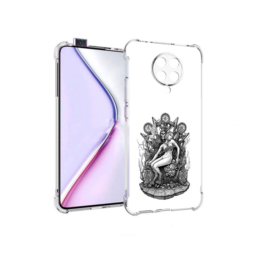 Чехол MyPads девушка на троне для Xiaomi Redmi K30 Pro Zoom 8/256GB/Redmi K30 Pro