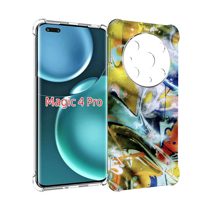 Чехол MyPads граффити-хаос для Honor Magic4 Pro