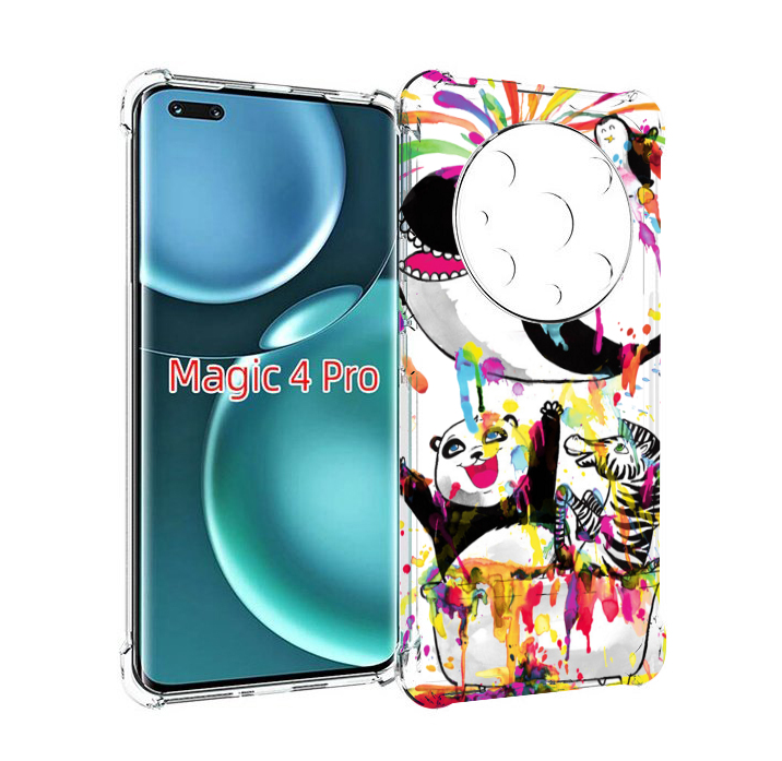 

Чехол MyPads Хиппи кит для Honor Magic4 Pro, Прозрачный, Tocco