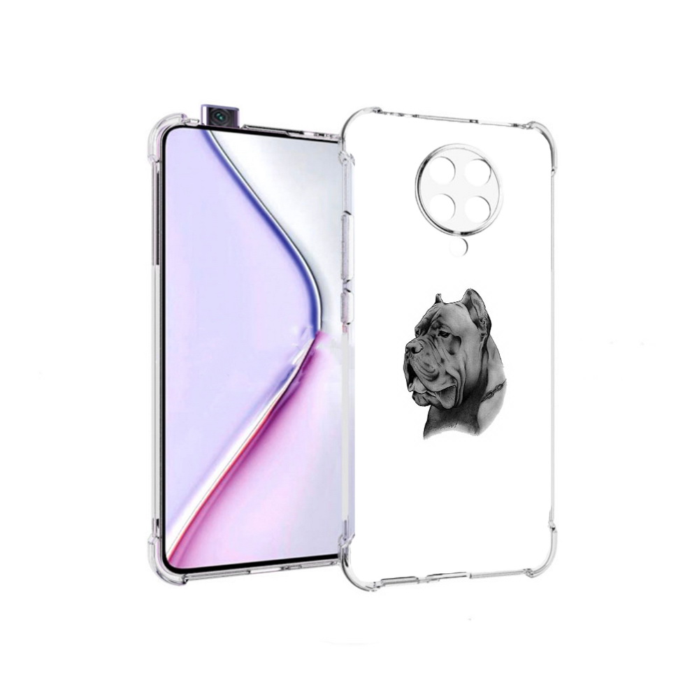 

Чехол MyPads грозный бульдог для Xiaomi Redmi K30 Pro Zoom 8/256GB/Redmi K30 Pro, Прозрачный, Tocco