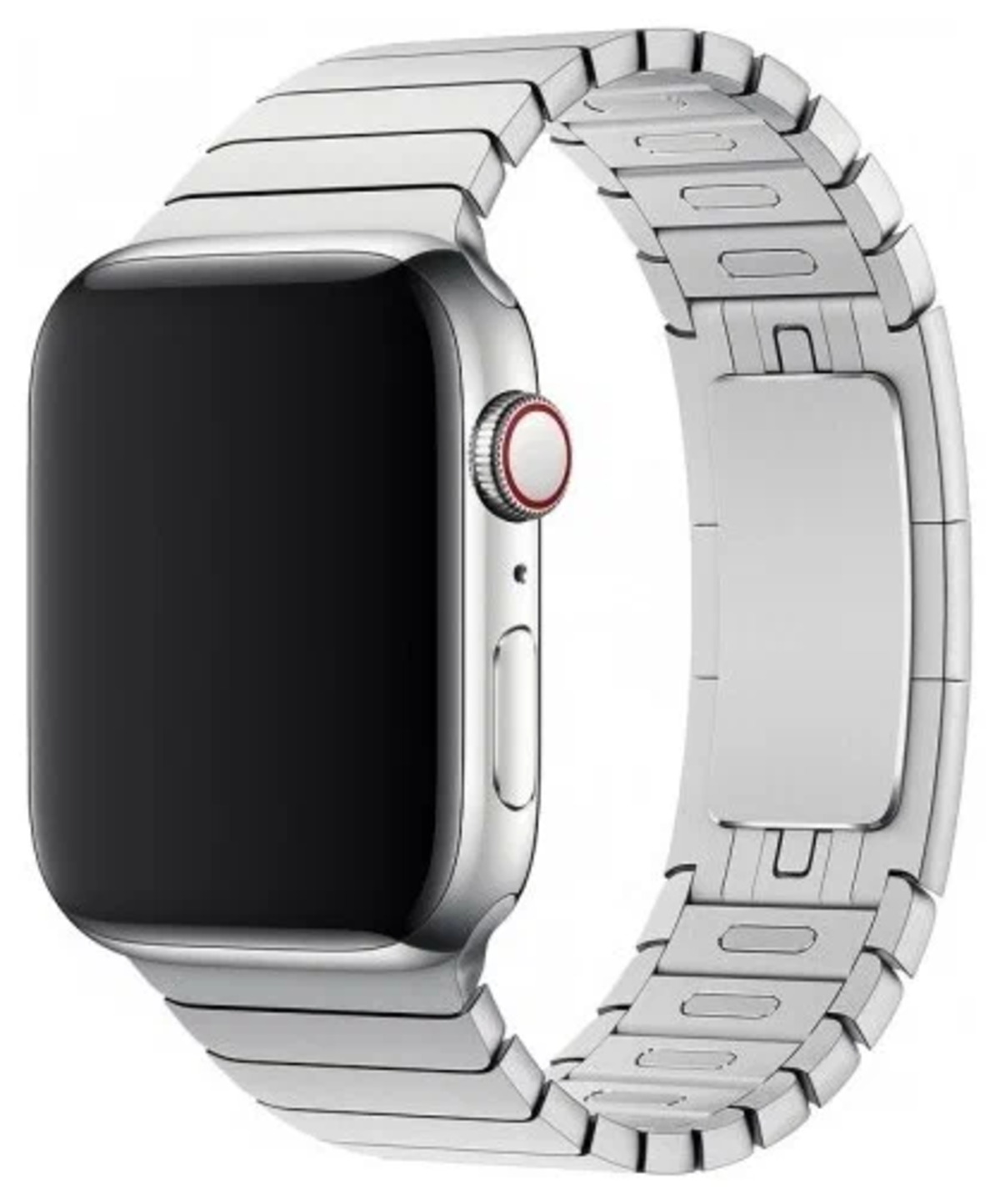 

Ремешок блоковый из нержавеющей стали для Apple Watch 38/40мм (1), серебряный, ба