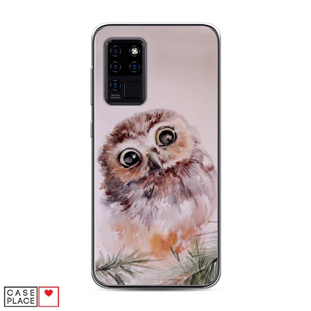 фото Чехол awog "сова на розовом" для bq 6430l aurora