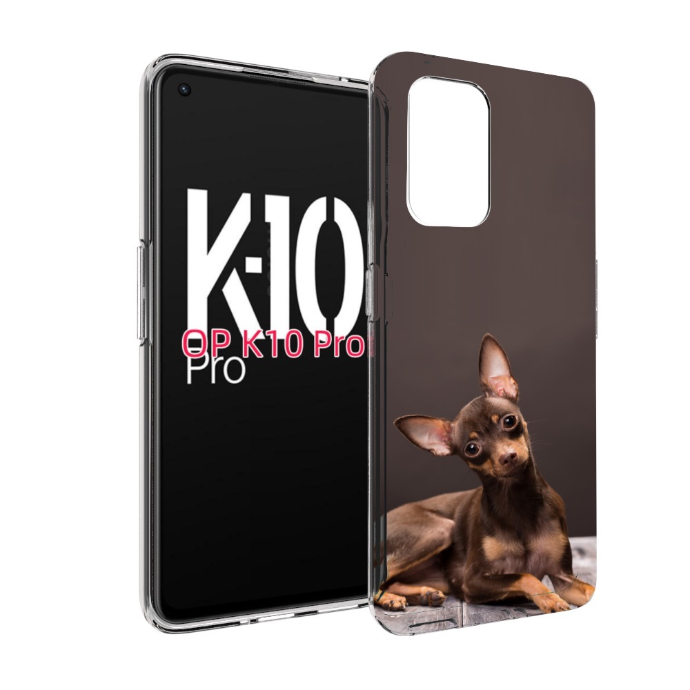 

Чехол MyPads тои терьер для OPPO K10 Pro, Прозрачный, Tocco