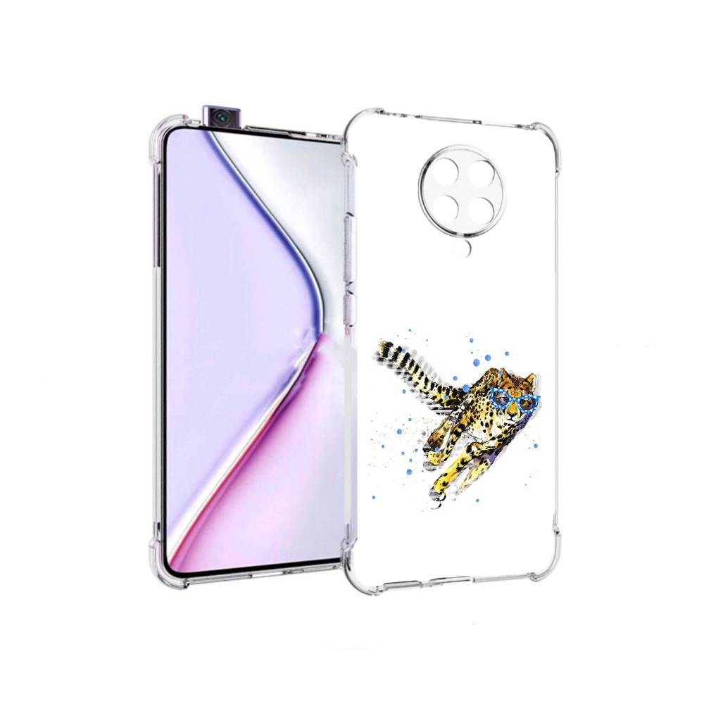 

Чехол MyPads гепард в очках для Xiaomi Redmi K30 Pro Zoom 8/256GB/Redmi K30 Pro, Прозрачный, Tocco