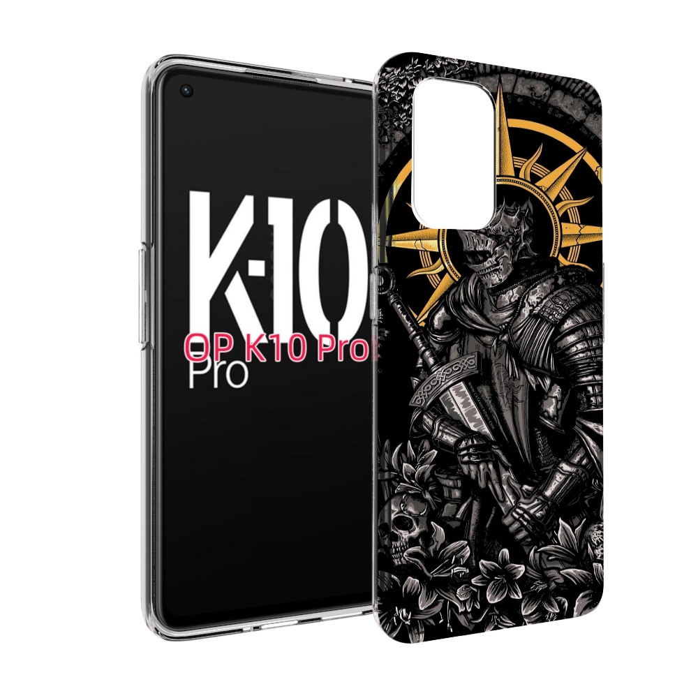

Чехол MyPads темный железный рыцарь для OPPO K10 Pro, Прозрачный, Tocco