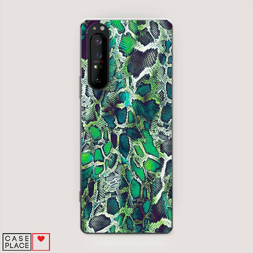 

Чехол Awog на Sony Xperia 1 II "Зеленая кожа змеи", Разноцветный, 54550-3