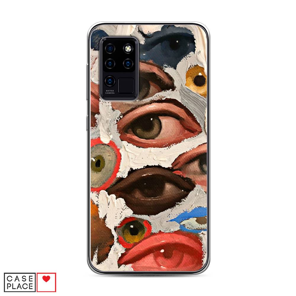 

Чехол Awog на BQ 6430L Aurora / BQ 6430L Аврора "Глаза масляная живопись", Разноцветный, 201550-7