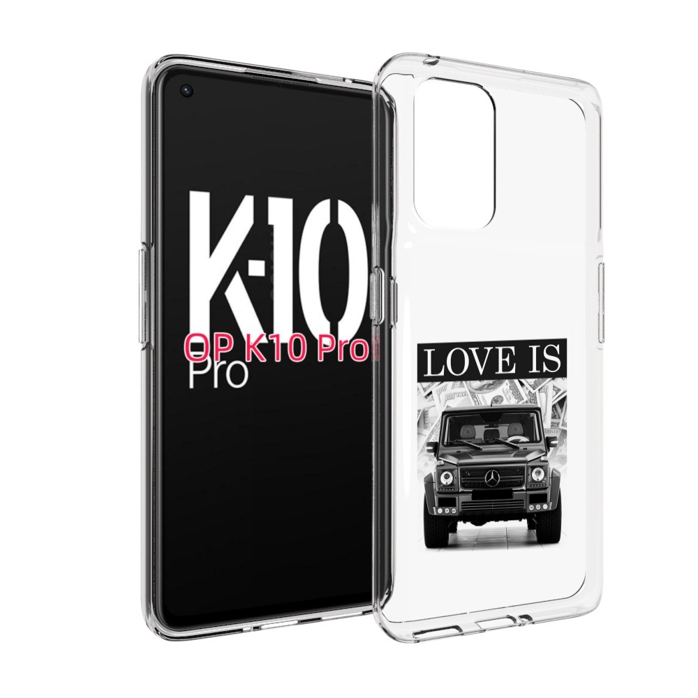 

Чехол MyPads гелик для OPPO K10 Pro, Прозрачный, Tocco