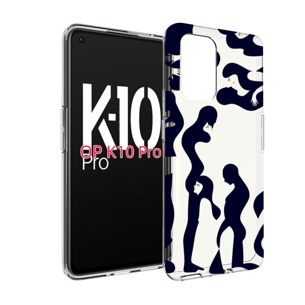 

Чехол MyPads схема-пар для OPPO K10 Pro, Прозрачный, Tocco